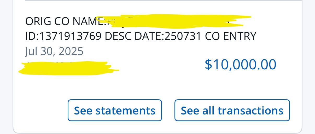 Brand deal payment